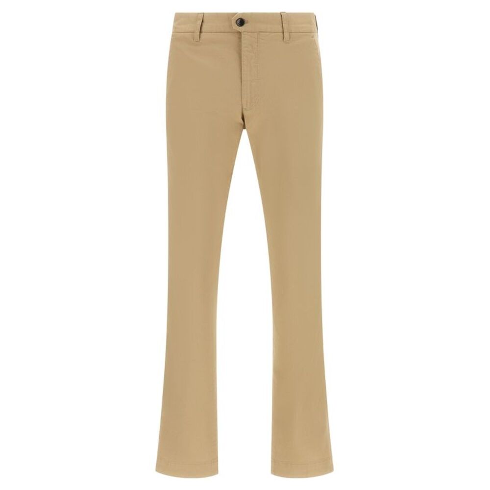 Incotex Beige Cotton Chino Men's Pants